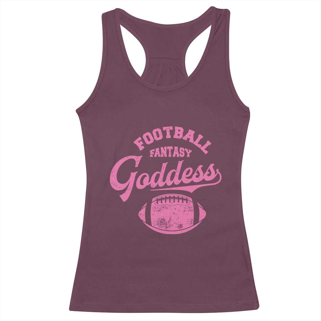 Fantasy Football Goddess Racerback Tank Top Sports Party Gifts - Wonder Print Shop