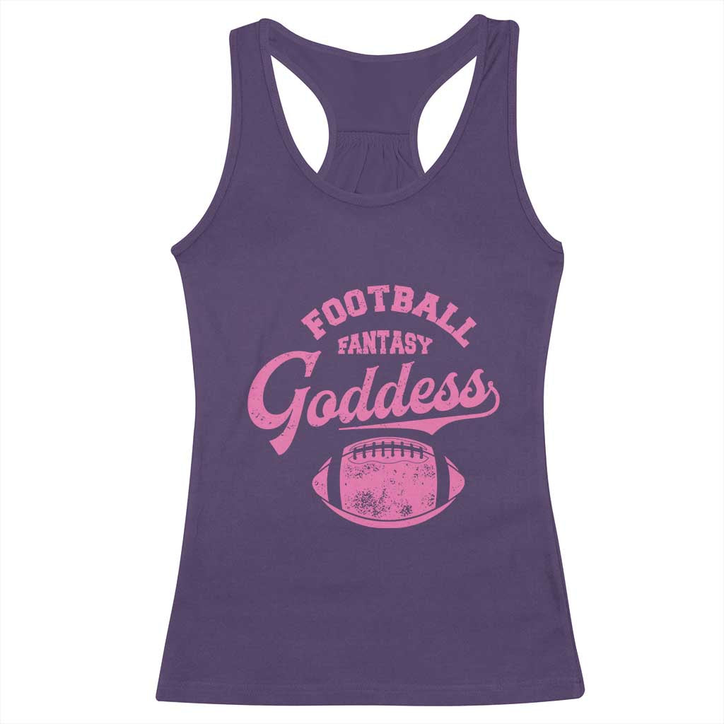 Fantasy Football Goddess Racerback Tank Top Sports Party Gifts - Wonder Print Shop