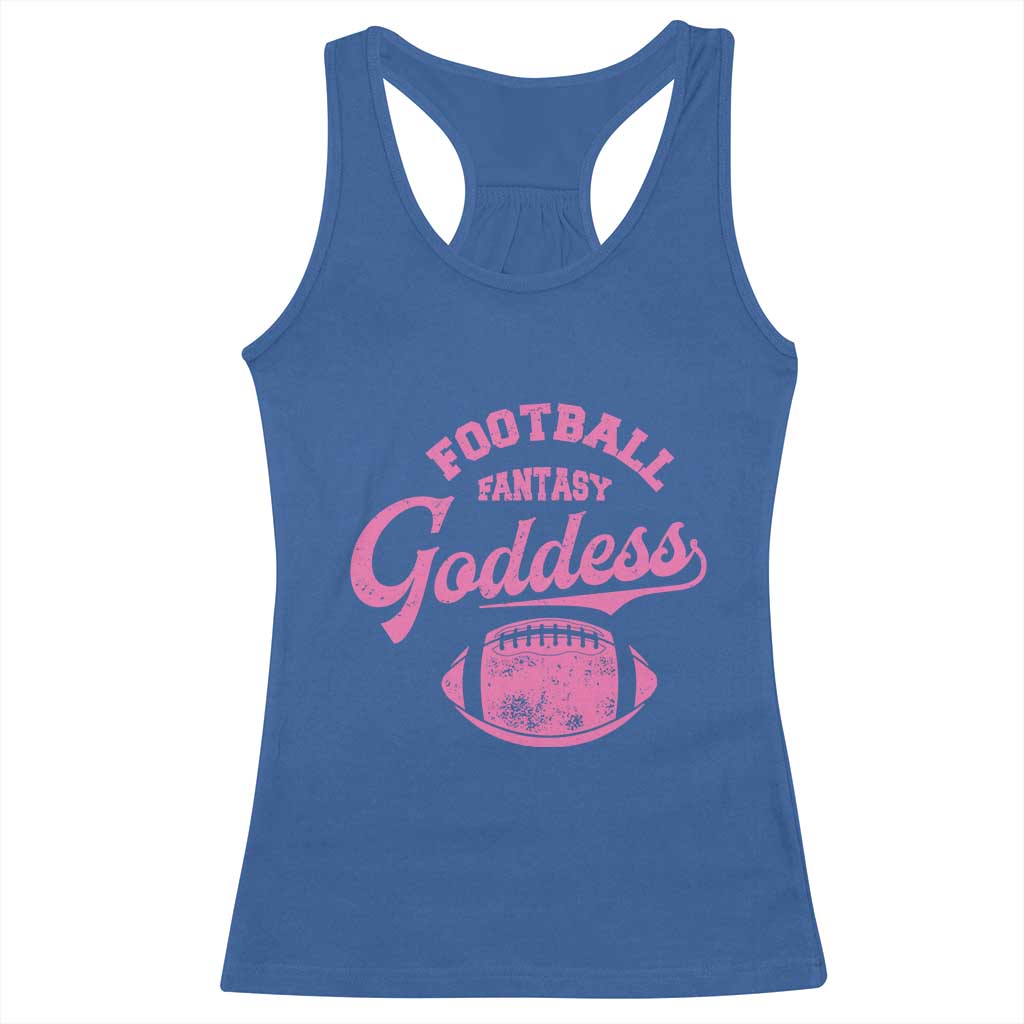 Fantasy Football Goddess Racerback Tank Top Sports Party Gifts - Wonder Print Shop