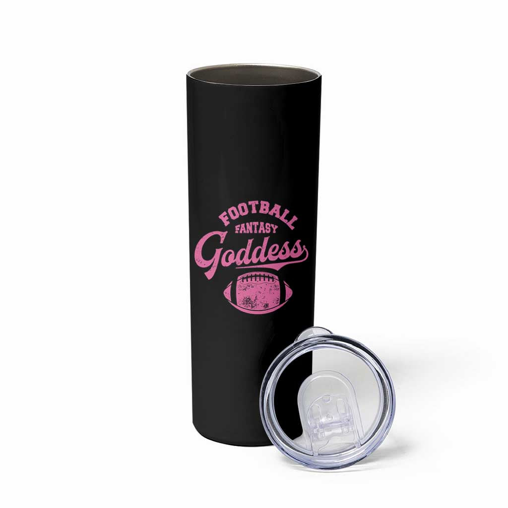 Fantasy Football Goddess Skinny Tumbler Sports Party Gifts - Wonder Print Shop