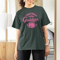 Fantasy Football Goddess T Shirt For Women Sports Party Gifts - Wonder Print Shop