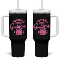 Fantasy Football Goddess Tumbler With Handle Sports Party Gifts - Wonder Print Shop