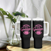 Fantasy Football Goddess Tumbler With Handle Sports Party Gifts - Wonder Print Shop