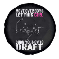 Girls Fantasy Football Spare Tire Cover Move Over Boys Draft Party Commish FFL - Wonder Print Shop