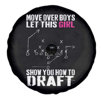 Girls Fantasy Football Spare Tire Cover Move Over Boys Draft Party Commish FFL - Wonder Print Shop