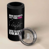 Girls Fantasy Football 4 in 1 Can Cooler Tumbler Move Over Boys Draft Party Commish FFL - Wonder Print Shop