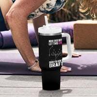 Girls Fantasy Football Tumbler With Handle Move Over Boys Draft Party Commish FFL - Wonder Print Shop