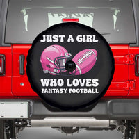 Funny Just A Girl Who Loves Fantasy Football Spare Tire Cover - Wonder Print Shop