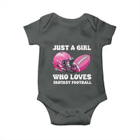 Funny Just A Girl Who Loves Fantasy Football Baby Onesie - Wonder Print Shop