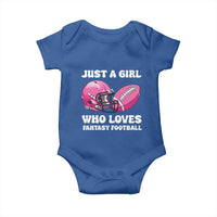 Funny Just A Girl Who Loves Fantasy Football Baby Onesie - Wonder Print Shop