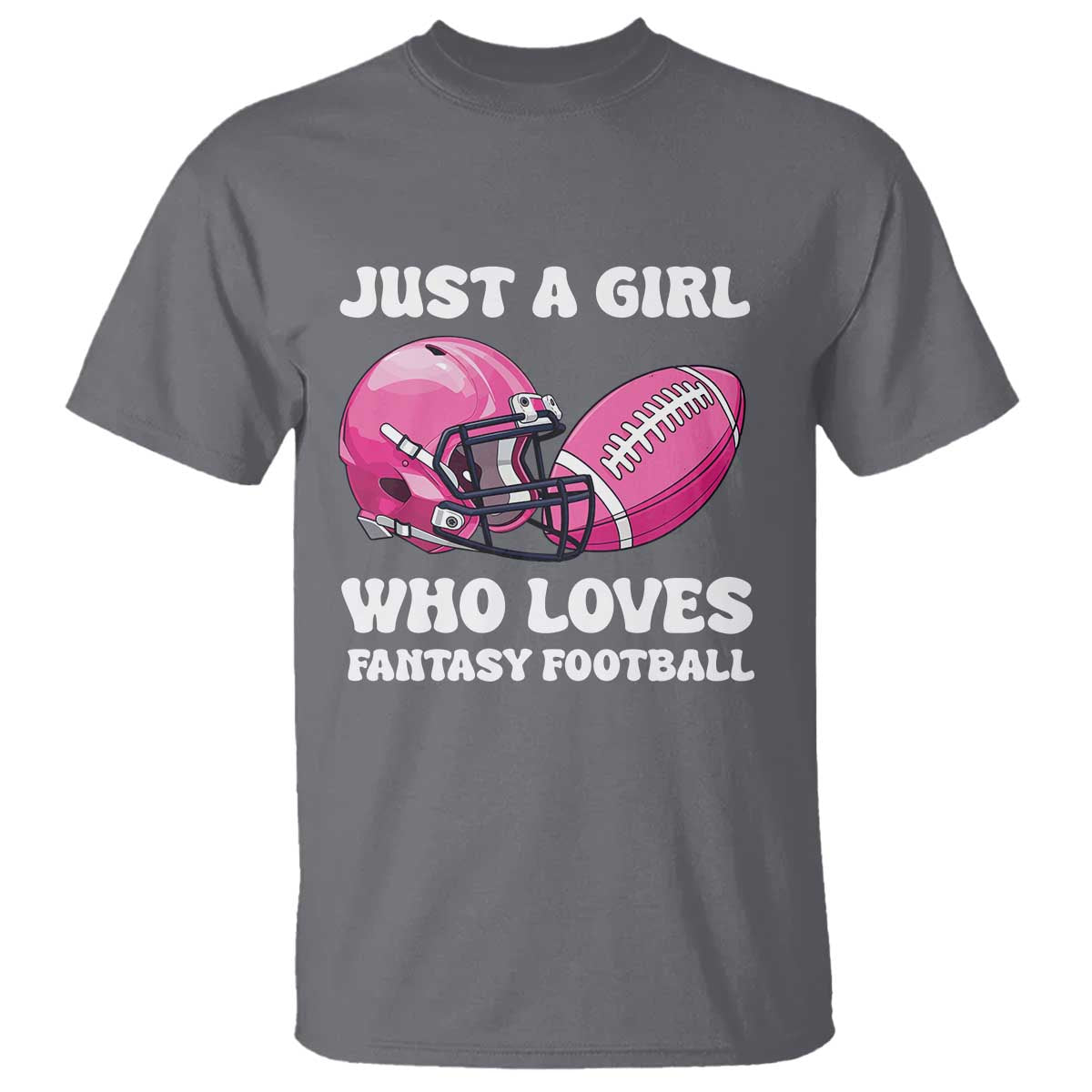 Funny Just A Girl Who Loves Fantasy Football T Shirt - Wonder Print Shop