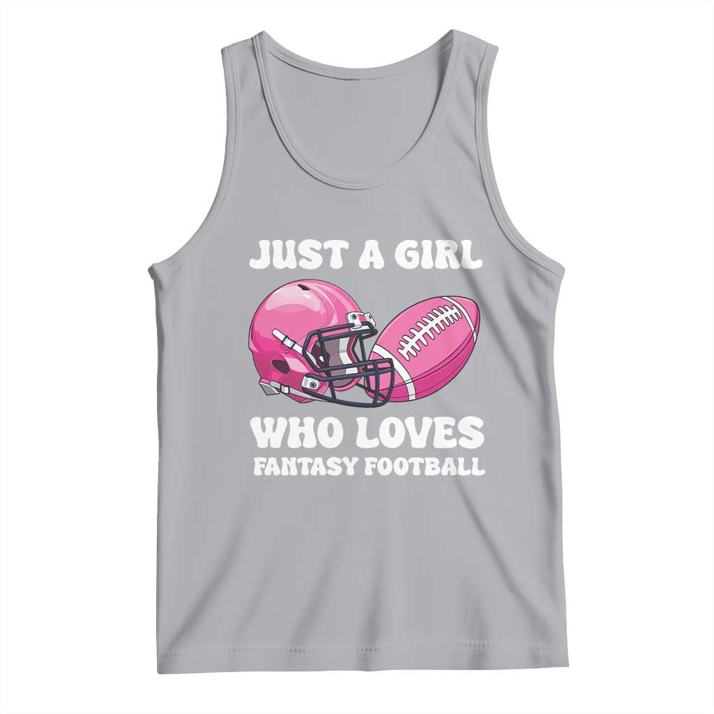 Funny Just A Girl Who Loves Fantasy Football Tank Top - Wonder Print Shop
