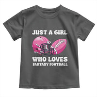 Funny Just A Girl Who Loves Fantasy Football Toddler T Shirt - Wonder Print Shop