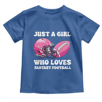 Funny Just A Girl Who Loves Fantasy Football Toddler T Shirt - Wonder Print Shop