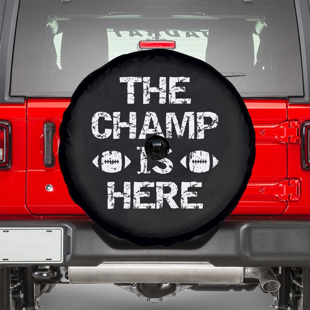 Funny Fantasy Football Champion Spare Tire Cover Champ Draft Party Commish FFL - Wonder Print Shop
