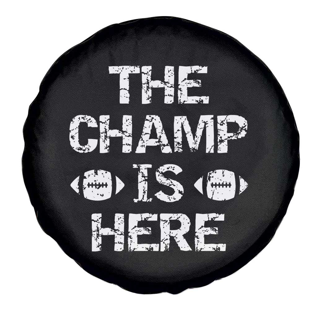 Funny Fantasy Football Champion Spare Tire Cover Champ Draft Party Commish FFL - Wonder Print Shop