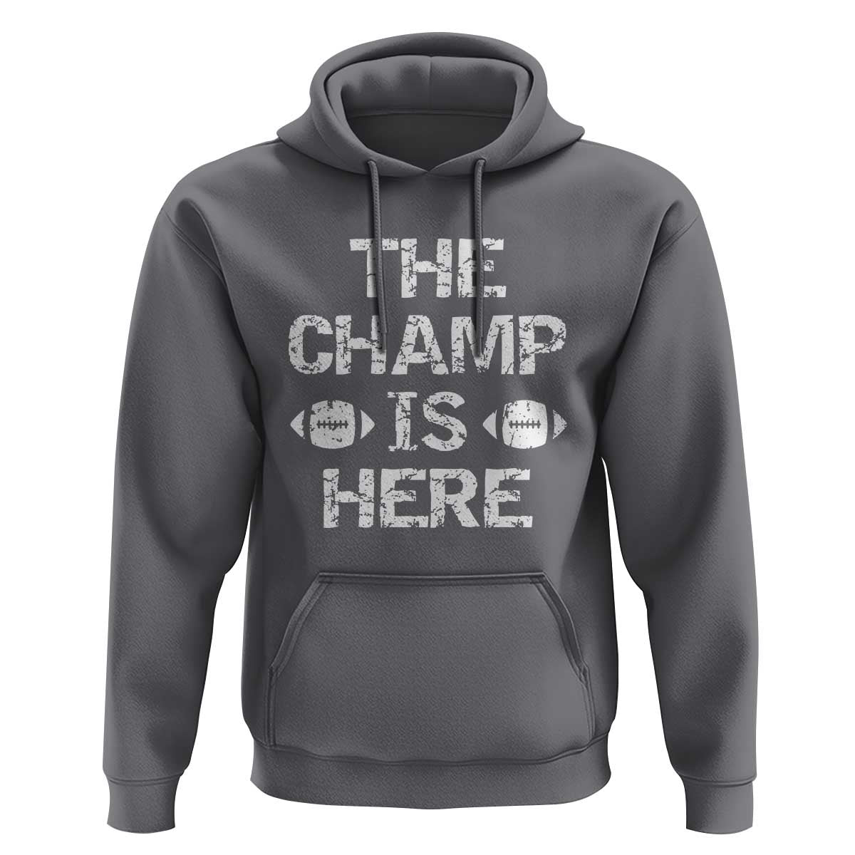 Funny Fantasy Football Champion Hoodie Champ Draft Party Commish FFL - Wonder Print Shop