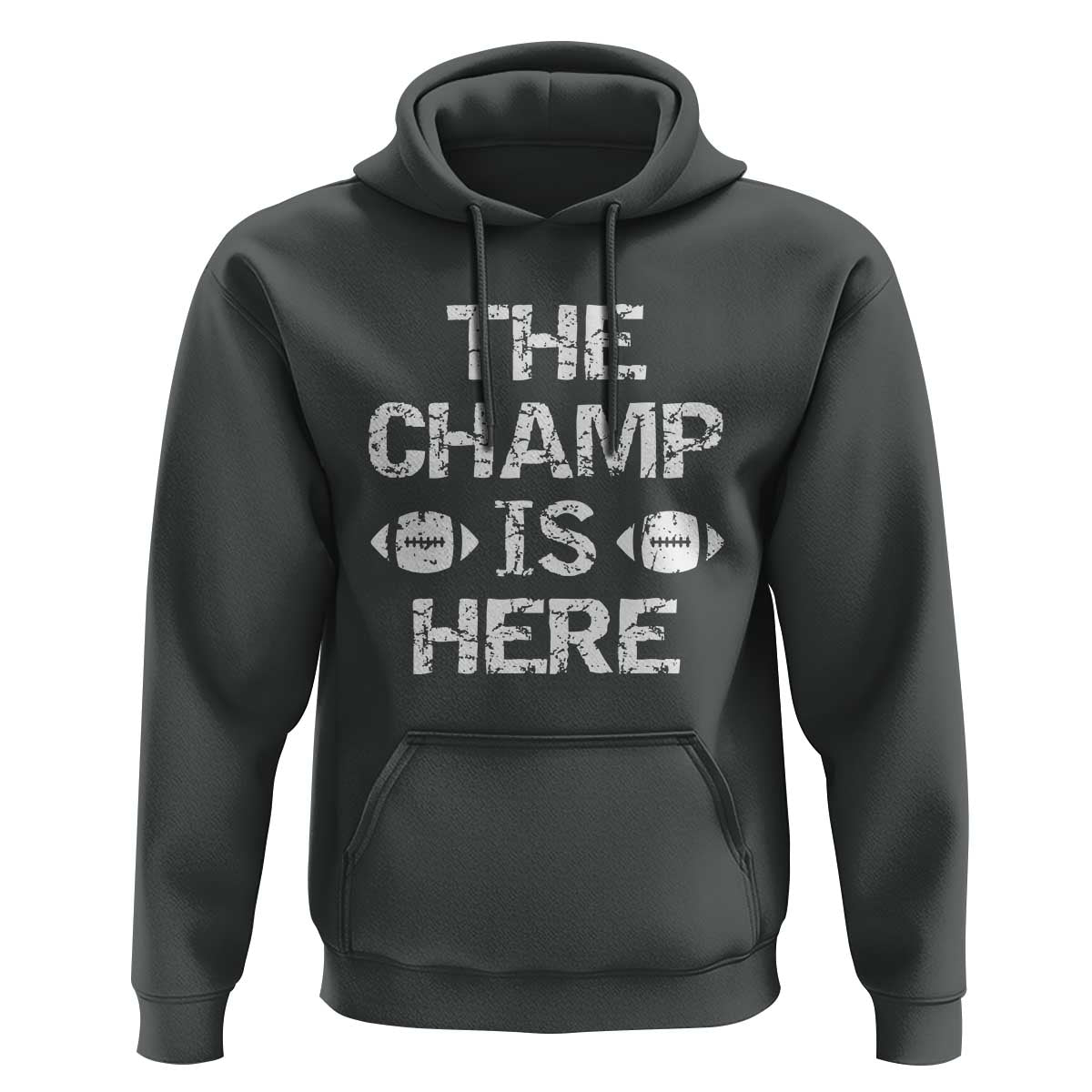 Funny Fantasy Football Champion Hoodie Champ Draft Party Commish FFL - Wonder Print Shop
