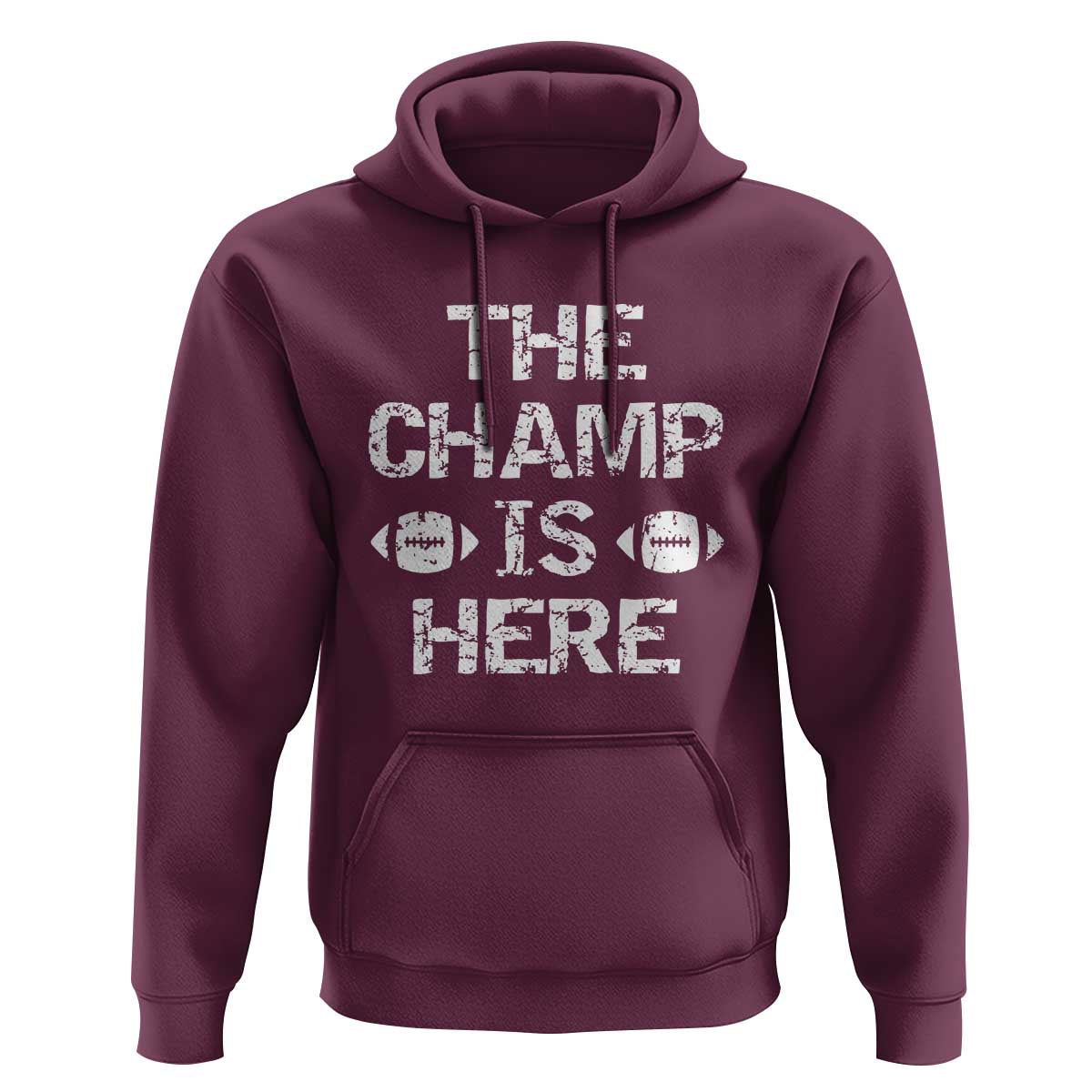 Funny Fantasy Football Champion Hoodie Champ Draft Party Commish FFL - Wonder Print Shop