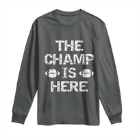 Funny Fantasy Football Champion Long Sleeve Shirt Champ Draft Party Commish FFL - Wonder Print Shop