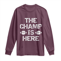 Funny Fantasy Football Champion Long Sleeve Shirt Champ Draft Party Commish FFL - Wonder Print Shop
