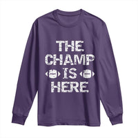 Funny Fantasy Football Champion Long Sleeve Shirt Champ Draft Party Commish FFL - Wonder Print Shop