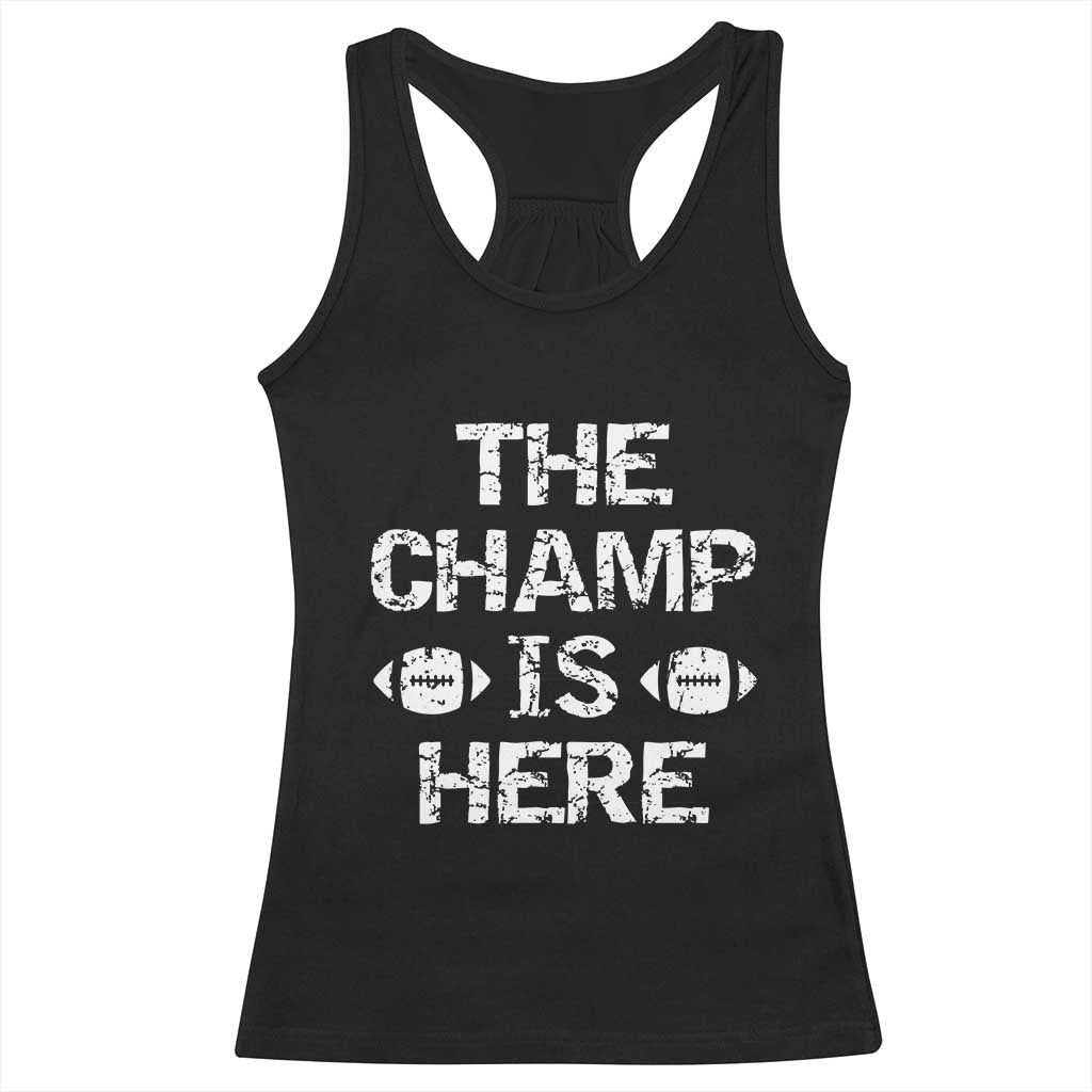Funny Fantasy Football Champion Racerback Tank Top Champ Draft Party Commish FFL - Wonder Print Shop