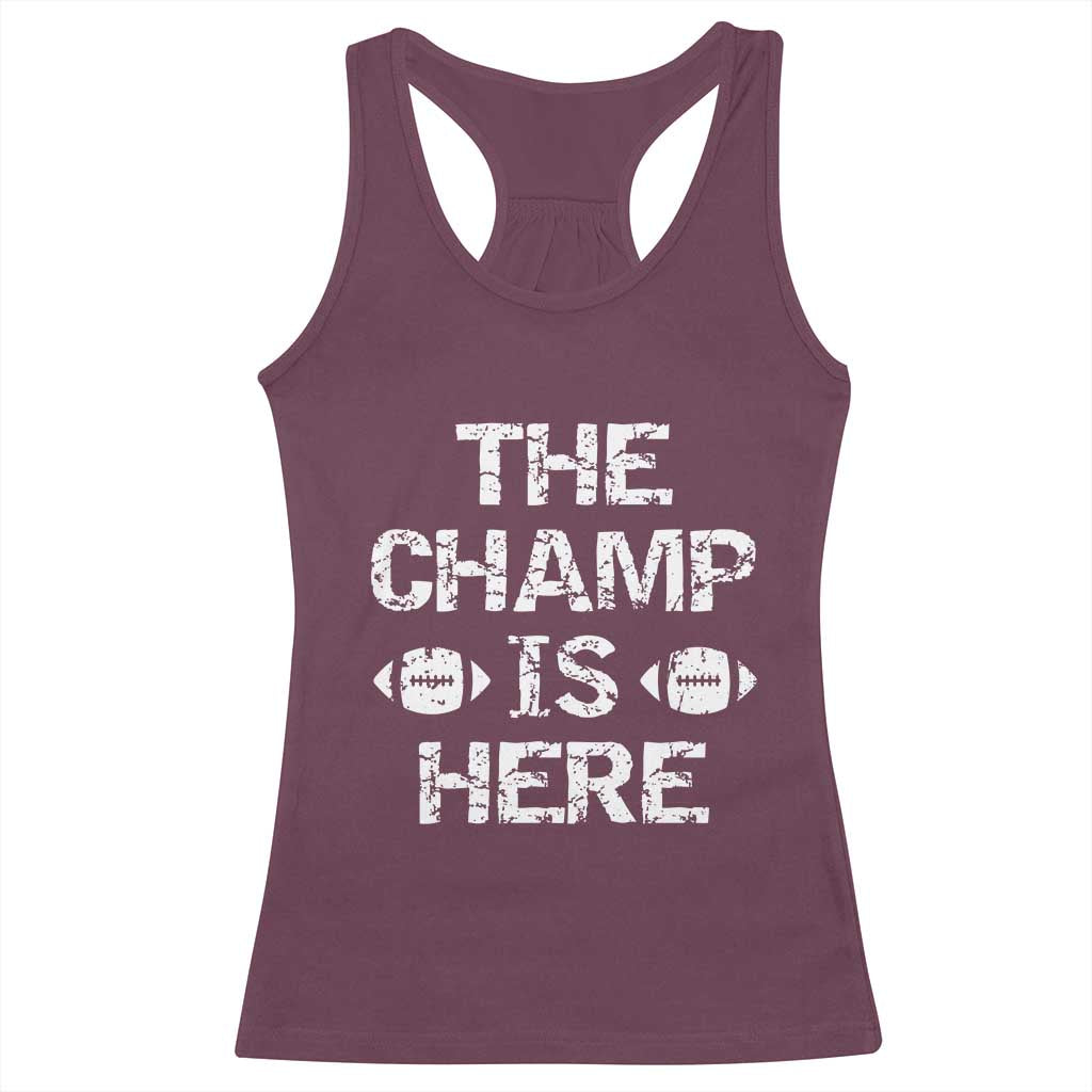 Funny Fantasy Football Champion Racerback Tank Top Champ Draft Party Commish FFL - Wonder Print Shop