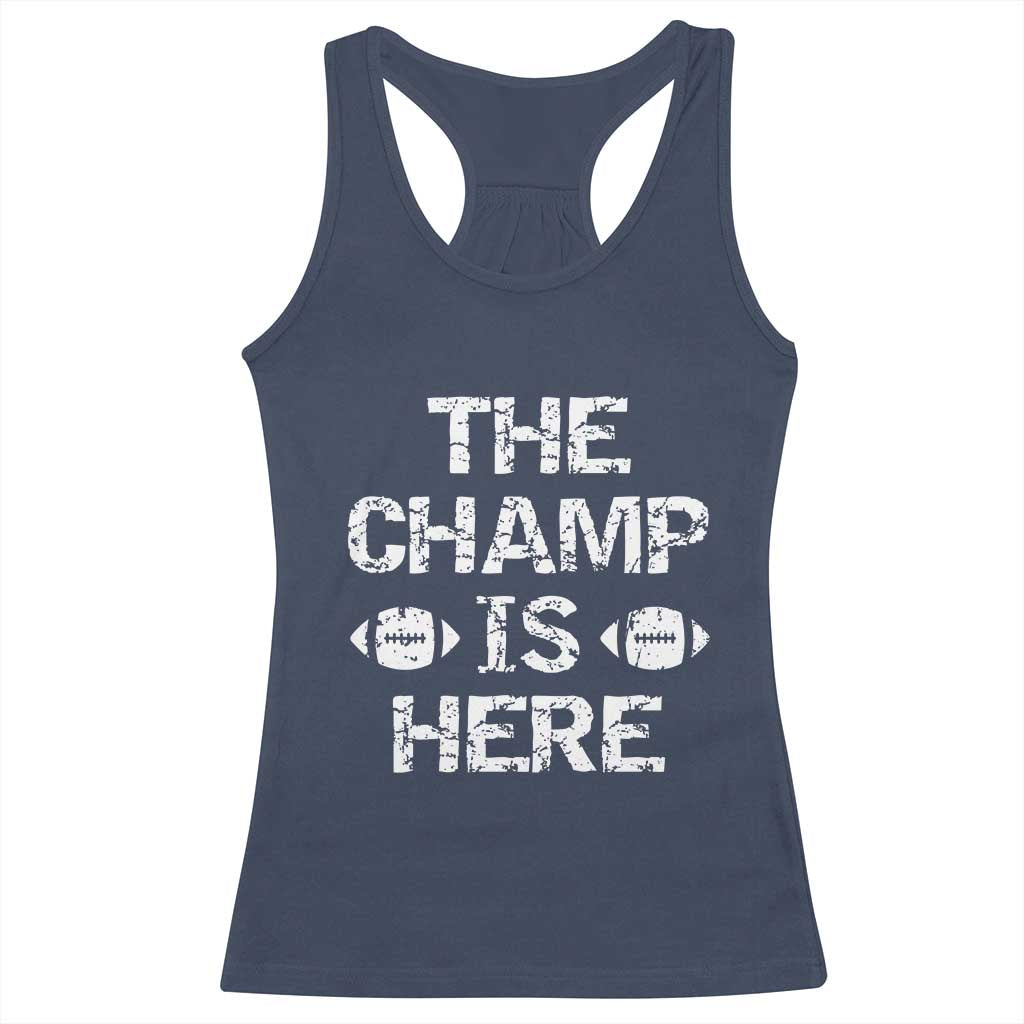 Funny Fantasy Football Champion Racerback Tank Top Champ Draft Party Commish FFL - Wonder Print Shop