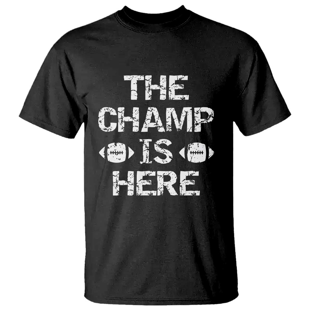 Funny Fantasy Football Champion T Shirt Champ Draft Party Commish FFL - Wonder Print Shop
