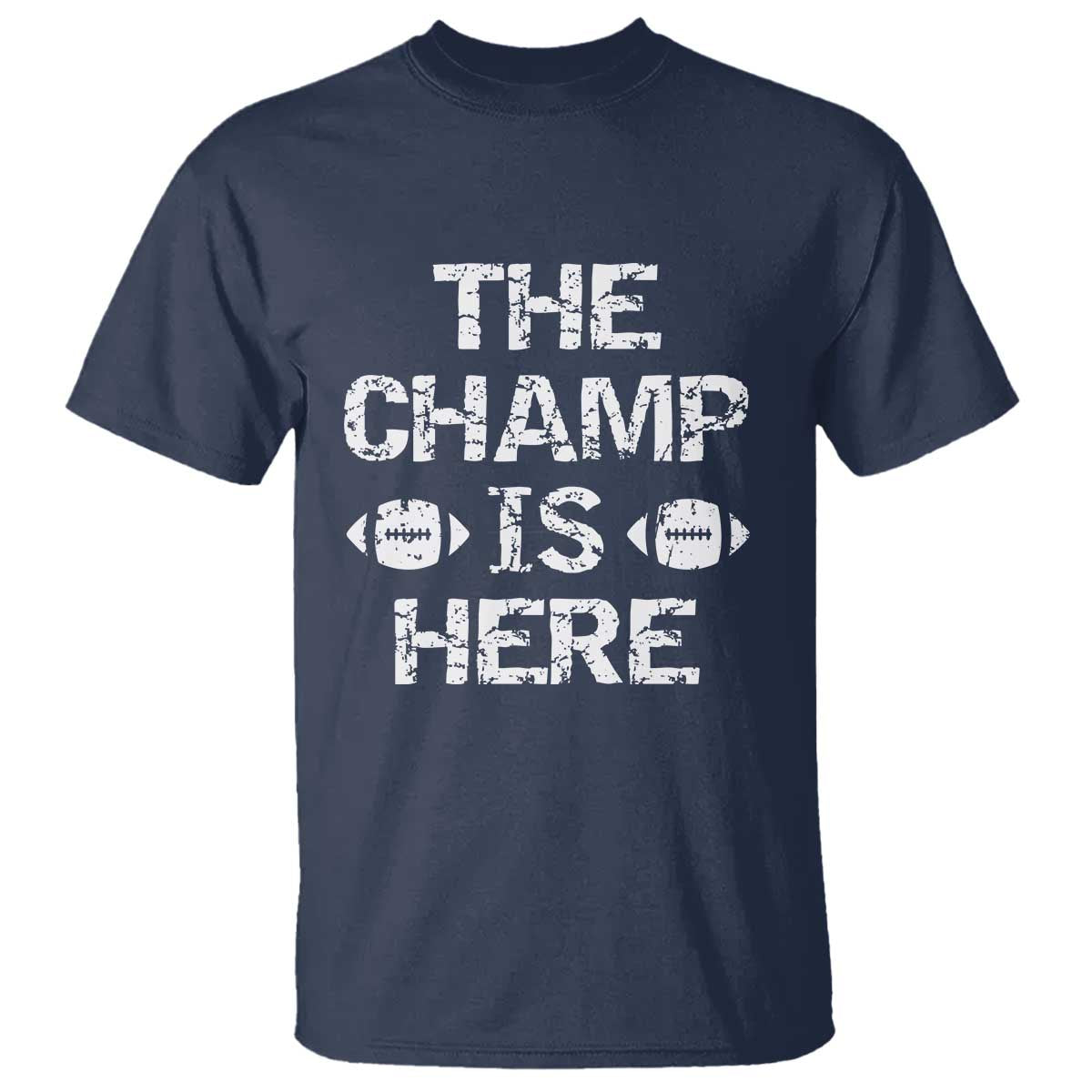 Funny Fantasy Football Champion T Shirt Champ Draft Party Commish FFL - Wonder Print Shop