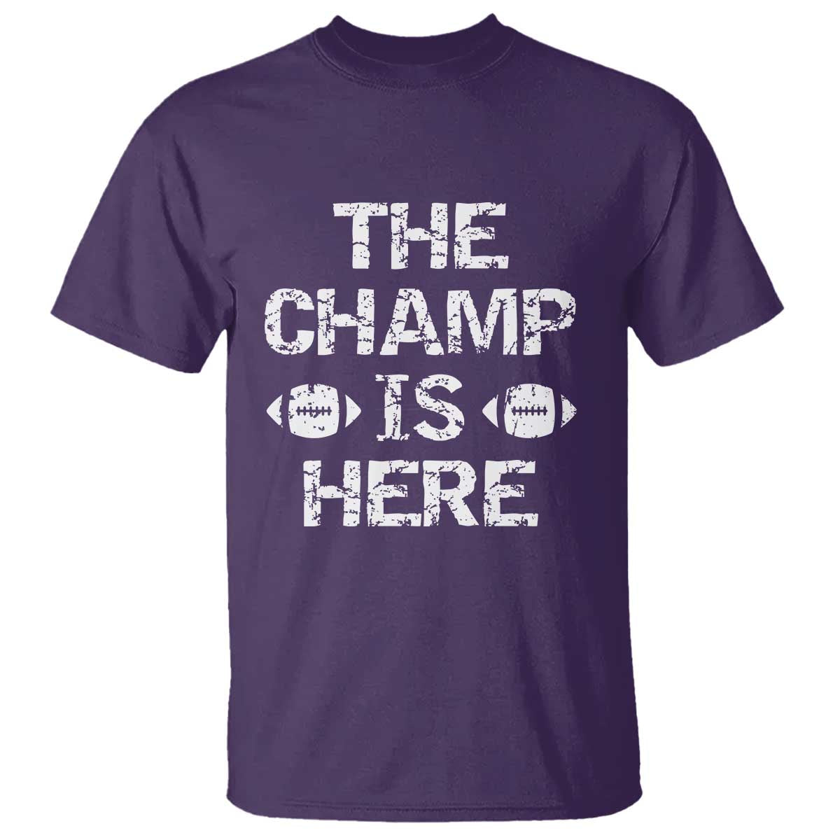 Funny Fantasy Football Champion T Shirt Champ Draft Party Commish FFL - Wonder Print Shop