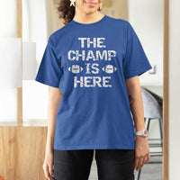 Funny Fantasy Football Champion T Shirt For Women Champ Draft Party Commish FFL - Wonder Print Shop