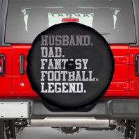 Husband Dad Fantasy Football Legend Spare Tire Cover Retro Fathers Day - Wonder Print Shop