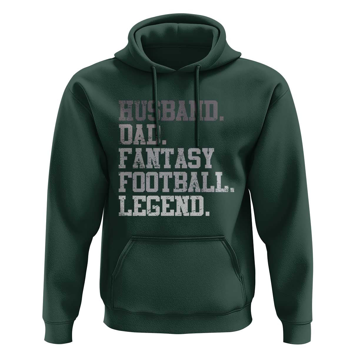 Husband Dad Fantasy Football Legend Hoodie Retro Fathers Day - Wonder Print Shop