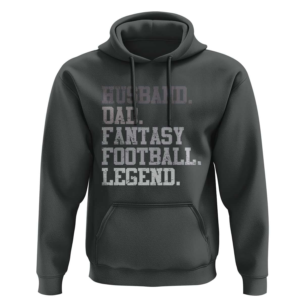 Husband Dad Fantasy Football Legend Hoodie Retro Fathers Day - Wonder Print Shop