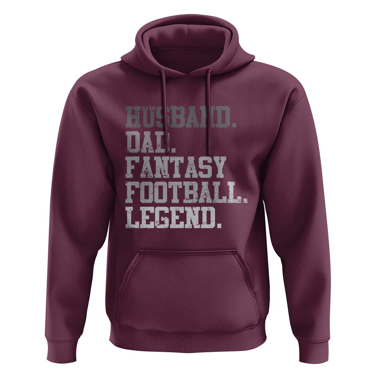 Husband Dad Fantasy Football Legend Hoodie Retro Fathers Day - Wonder Print Shop