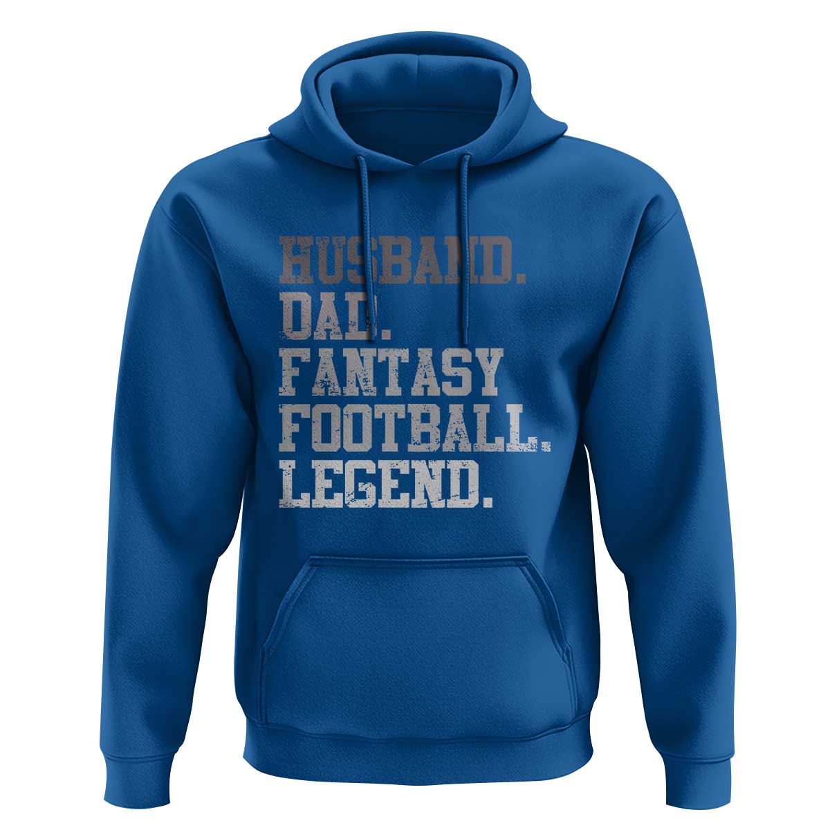 Husband Dad Fantasy Football Legend Hoodie Retro Fathers Day - Wonder Print Shop