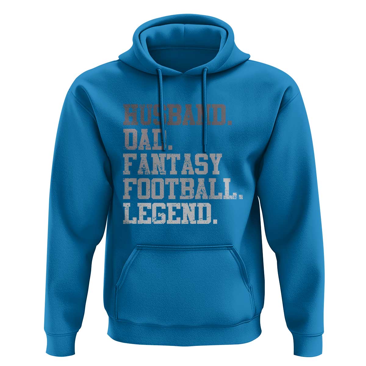 Husband Dad Fantasy Football Legend Hoodie Retro Fathers Day - Wonder Print Shop