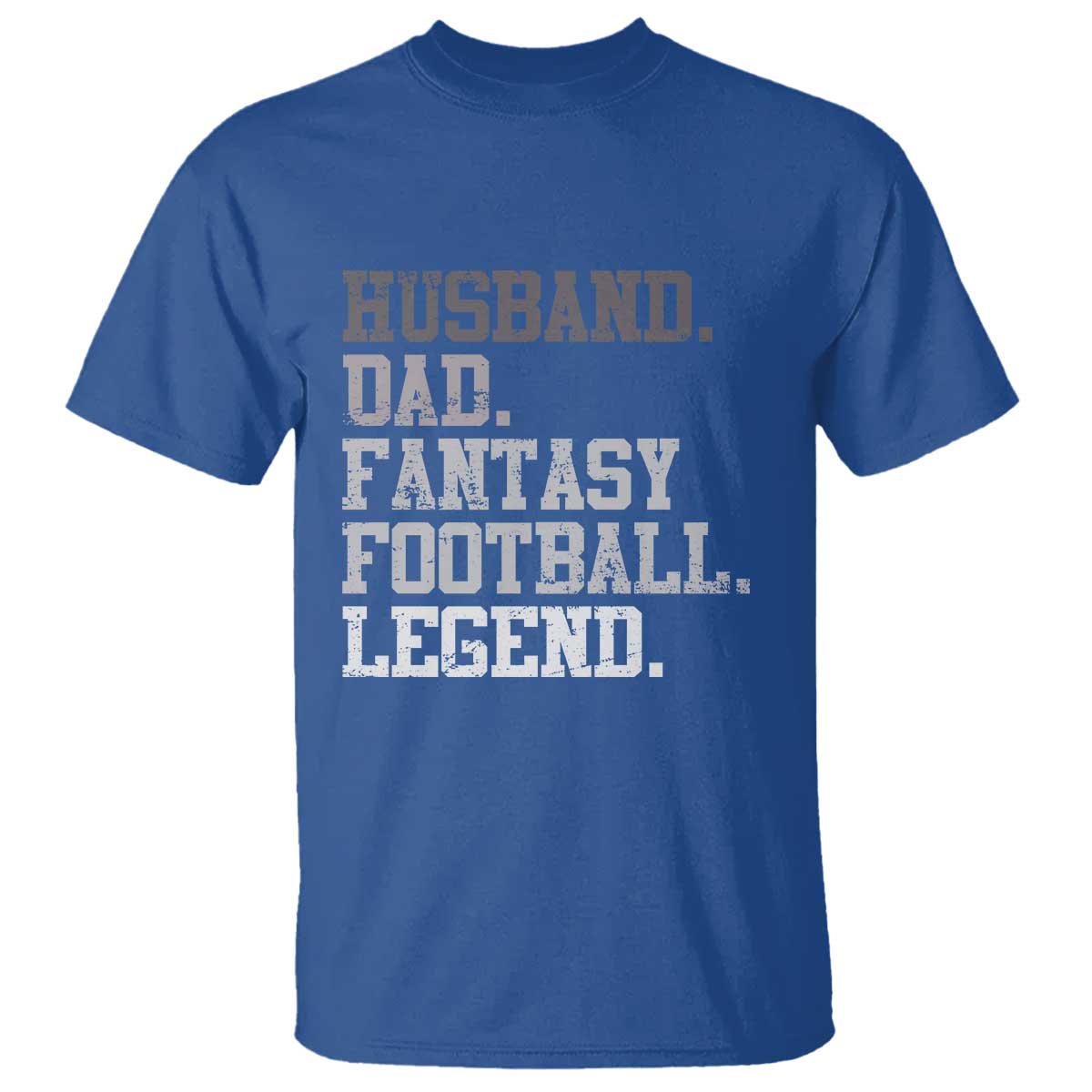 Husband Dad Fantasy Football Legend T Shirt Retro Fathers Day - Wonder Print Shop