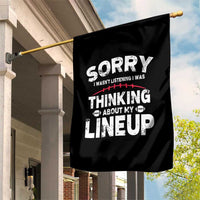 Funny Fantasy Football Player Garden Flag Commissioner Draft Party - Wonder Print Shop