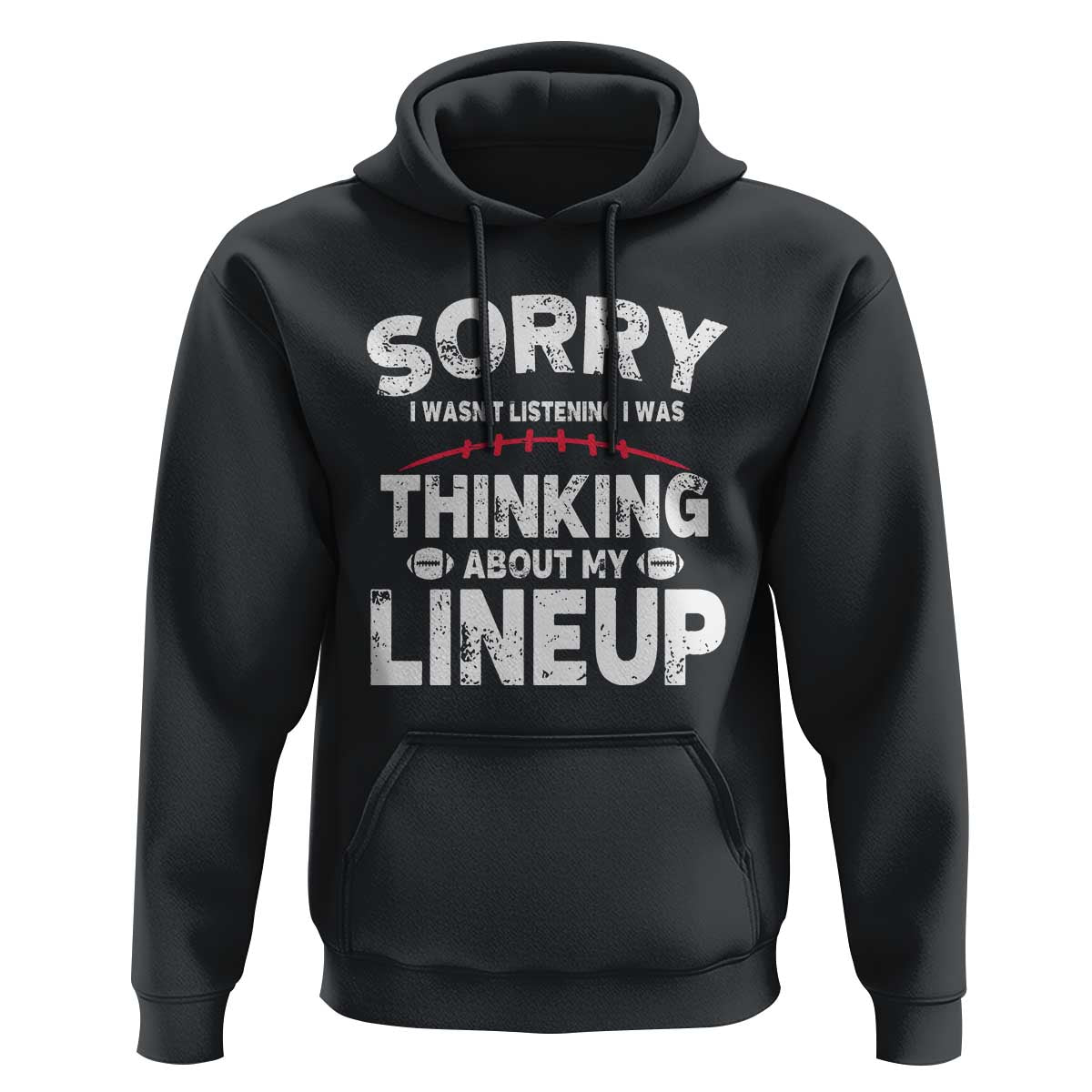 Funny Fantasy Football Player Hoodie Commissioner Draft Party - Wonder Print Shop