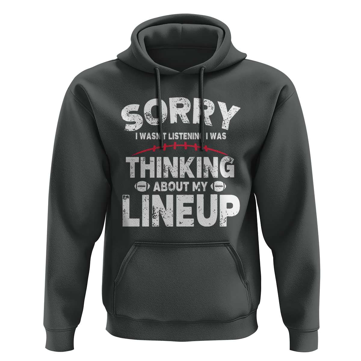 Funny Fantasy Football Player Hoodie Commissioner Draft Party - Wonder Print Shop
