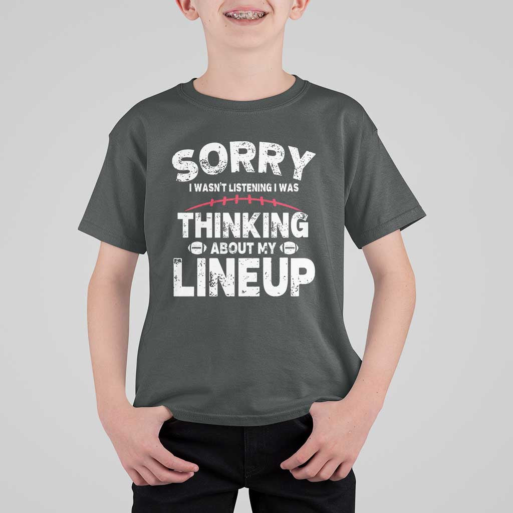 Funny Fantasy Football Player T Shirt For Kid Commissioner Draft Party - Wonder Print Shop