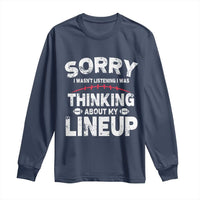 Funny Fantasy Football Player Long Sleeve Shirt Commissioner Draft Party - Wonder Print Shop