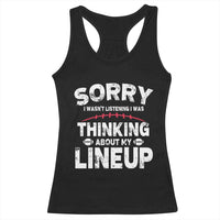 Funny Fantasy Football Player Racerback Tank Top Commissioner Draft Party - Wonder Print Shop