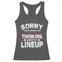 Funny Fantasy Football Player Racerback Tank Top Commissioner Draft Party - Wonder Print Shop