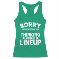 Funny Fantasy Football Player Racerback Tank Top Commissioner Draft Party - Wonder Print Shop