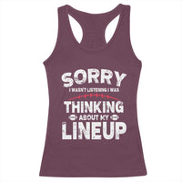 Funny Fantasy Football Player Racerback Tank Top Commissioner Draft Party - Wonder Print Shop