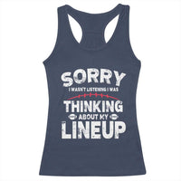 Funny Fantasy Football Player Racerback Tank Top Commissioner Draft Party - Wonder Print Shop